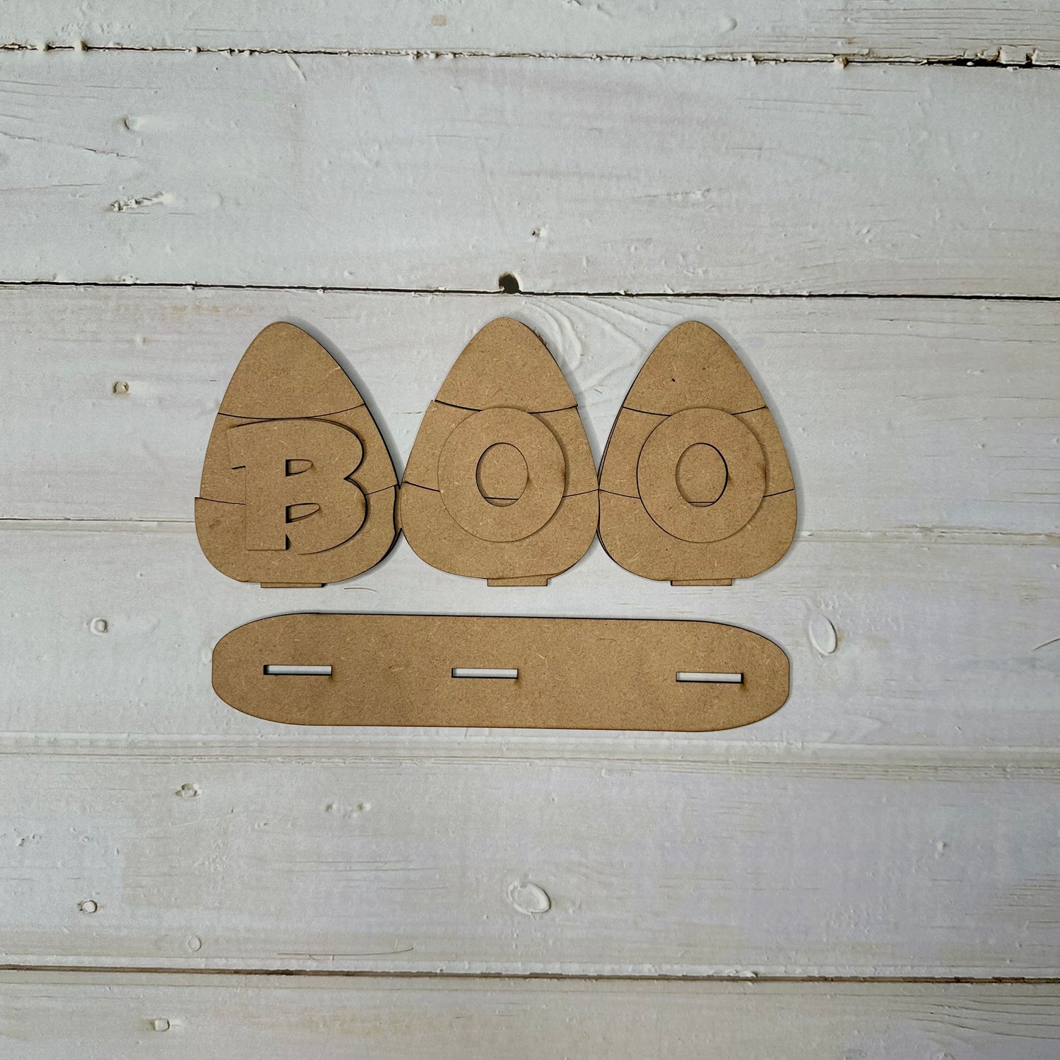 Candy Corn Boo Standing Sign