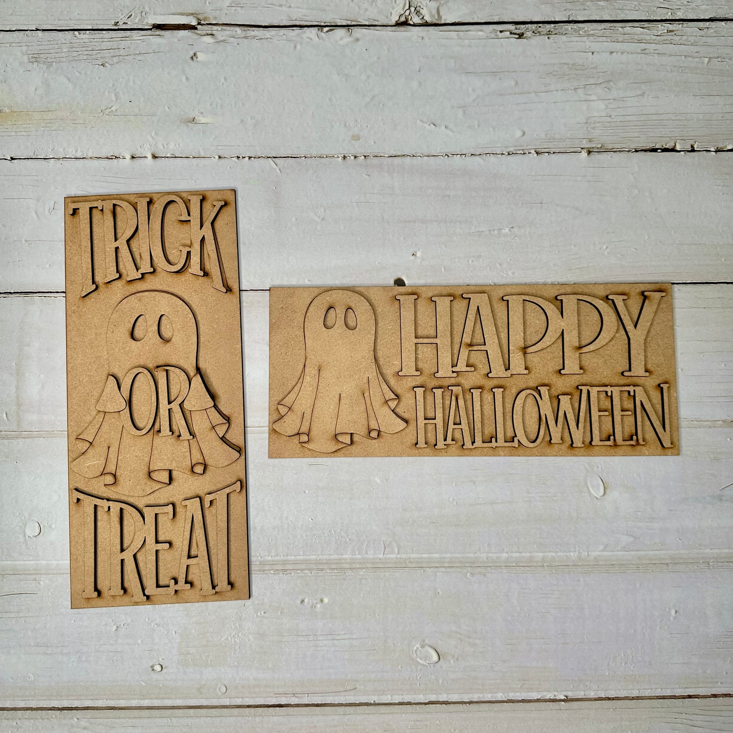 Long Ghost Interchangeable Sign Duo