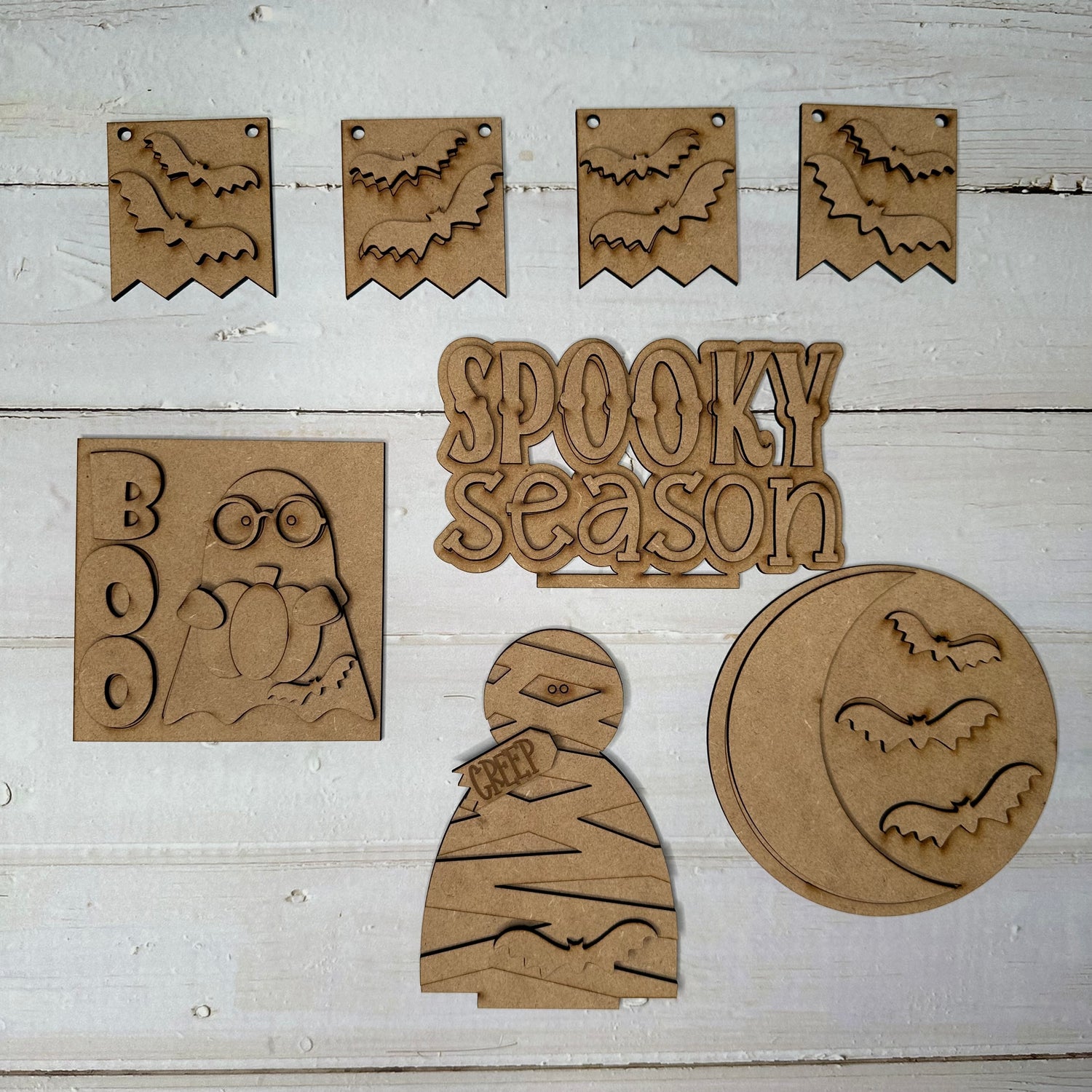 Spooky Ghost Tiered Tray