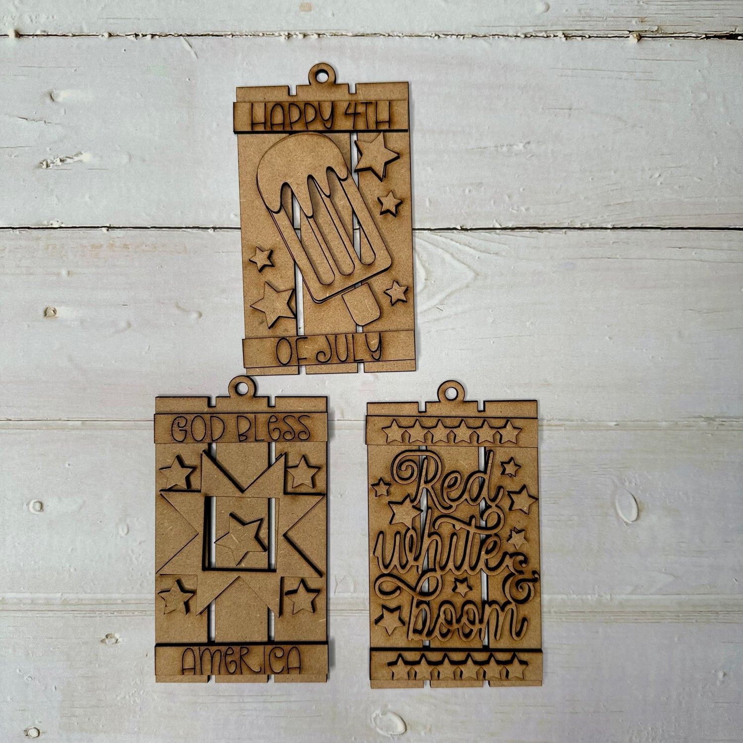 Patriotic Pallet Gift Card Holder