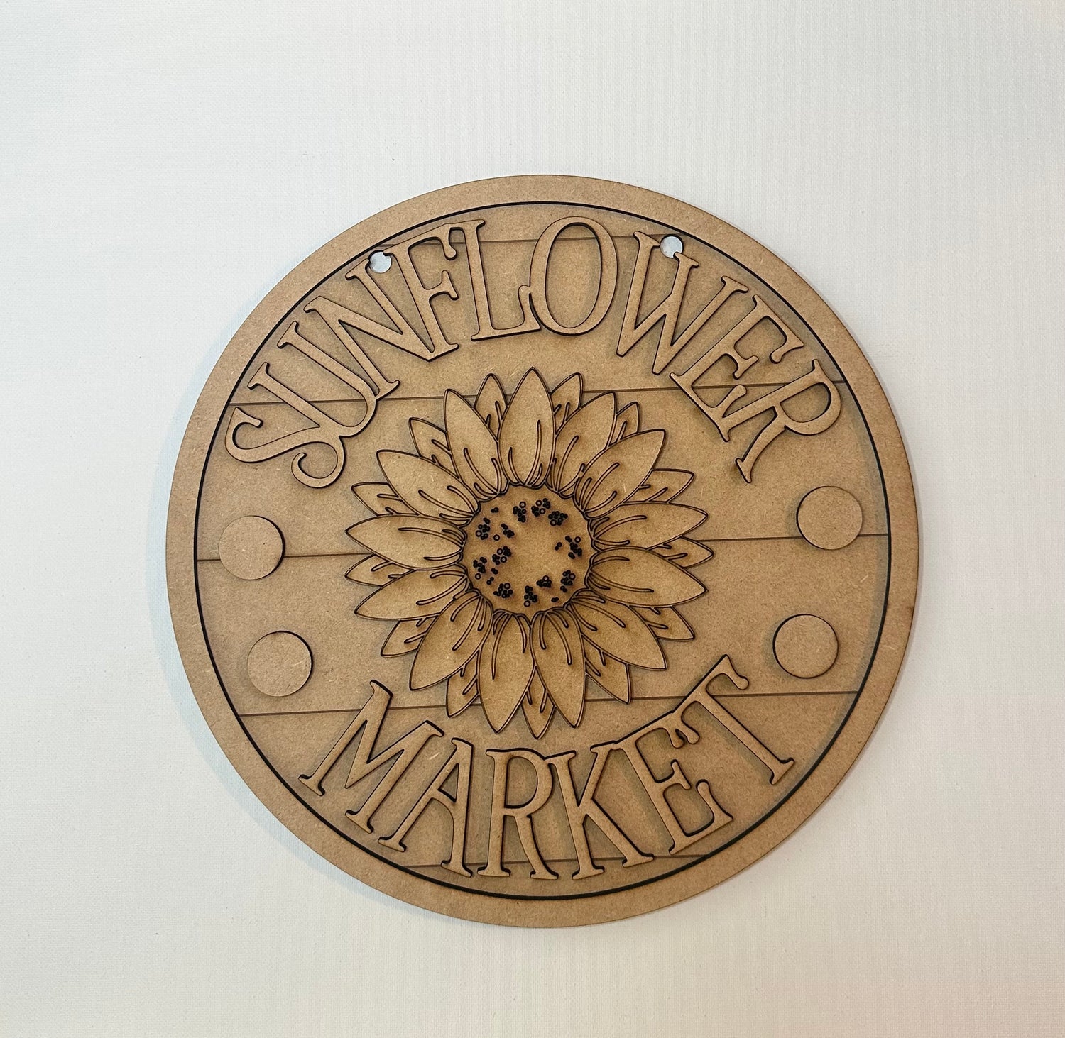 Sunflower Market Door Hanger